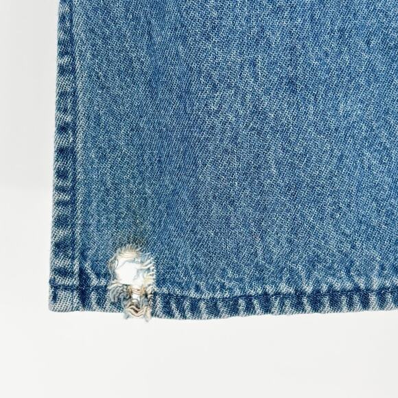 Braxton Studded Denim Vintage Denim Maxi Jumper Dress Size L/XL *FLAWED* - Picture 6 of 6